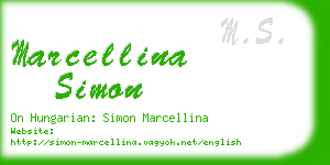 marcellina simon business card